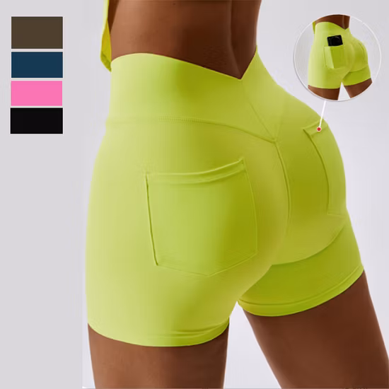 2023new Wholesale Hot Women Scrunch Butt Back V-Cut High Waisted Tummy Control Yoga Leggings Sports Fitness Gym Workout Leggings