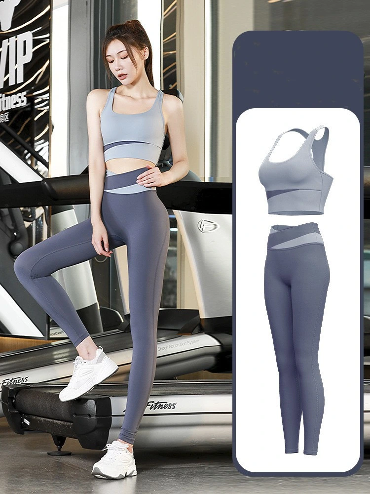 Women′ S Fitness Suit Running Sports Yoga Wear Suit