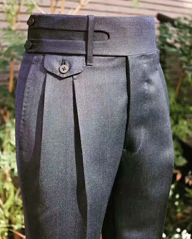 Bespoke European Style Italy Style England Styles Slacks Gurkha Pants Trousers